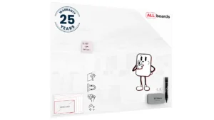 Glasboard - Premium SUPERWHITE Perlweiß 120x90cm + GRATIS