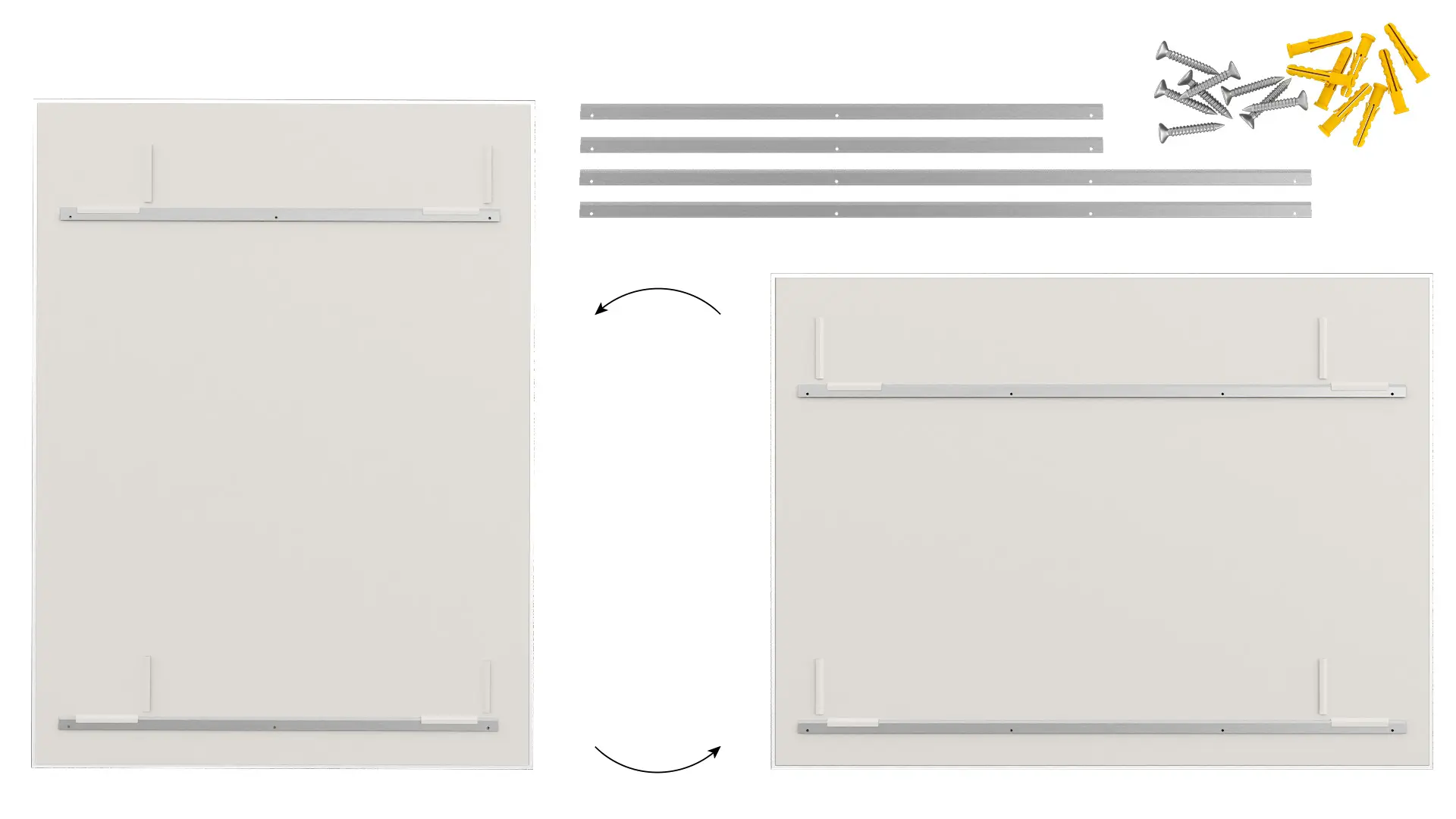 Glasboard - Premium SUPERWHITE Perlweiß 150x100cm + GRATIS – Bild 10