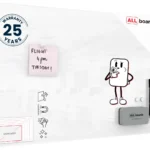 Glasboard - Premium SUPERWHITE Perlweiß 60x40cm + GRATIS