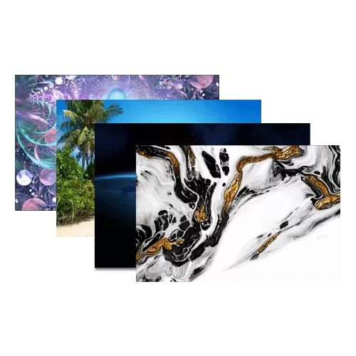 Glasbild