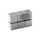Neodym-Magnet-Set, 6 Stück, Würfelmagnet 10x10x10 mm