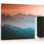 Magnettafel CANVASboards 90x60 cm – Nebellandschaft bei Sonnenaufgang