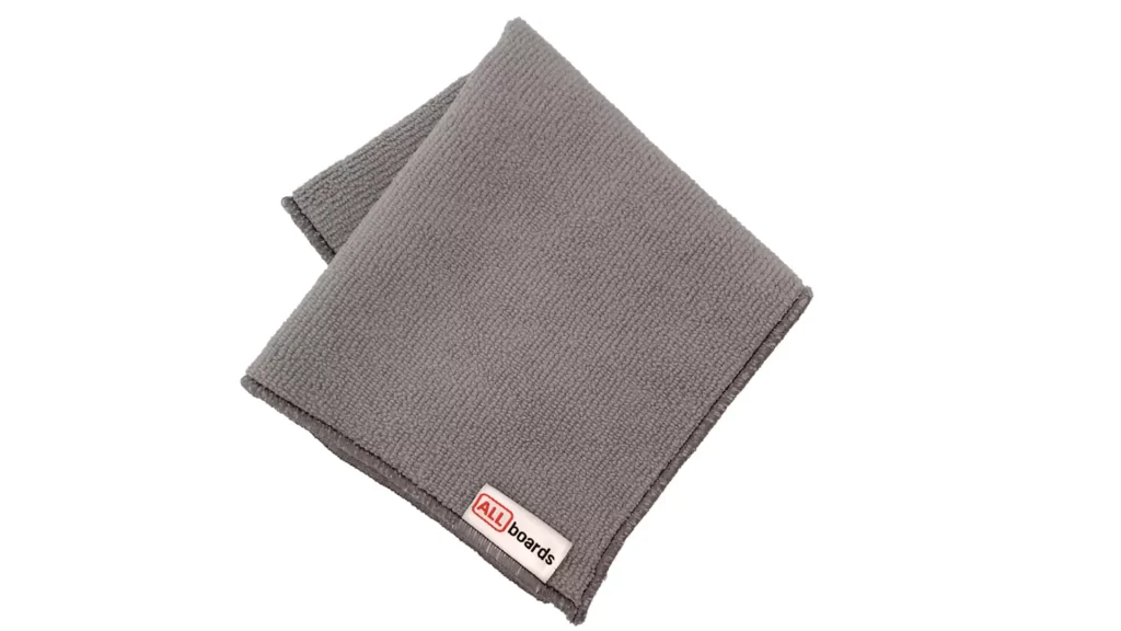 Mikrofasertuch magnetisch für alle Arten von Magnettafeln – 25×25 cm Farbe Grau