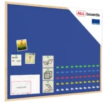 Filztafel mit Holzrahmenn 100x80cm, Blau
