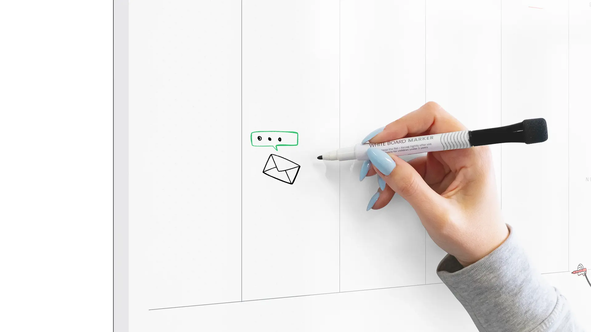 Wochenplaner DE Sprachversion für Kühlschrank A3 - magnetisch + GRATIS – Bild 5
