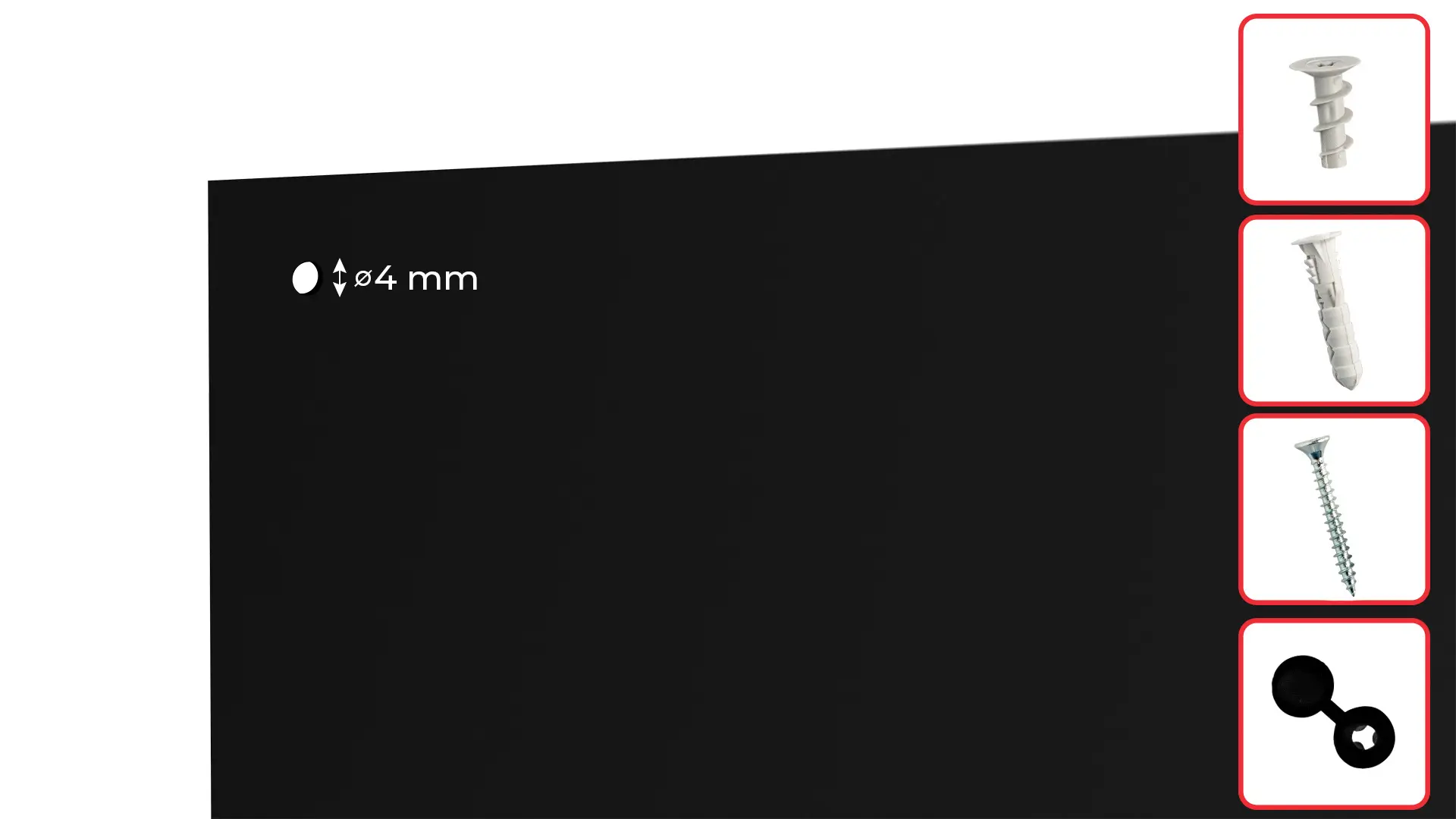 Magnetplatte rahmenloses SLIMboard - Kreideoberfläche - 120x60 cm + GRATIS – Bild 4