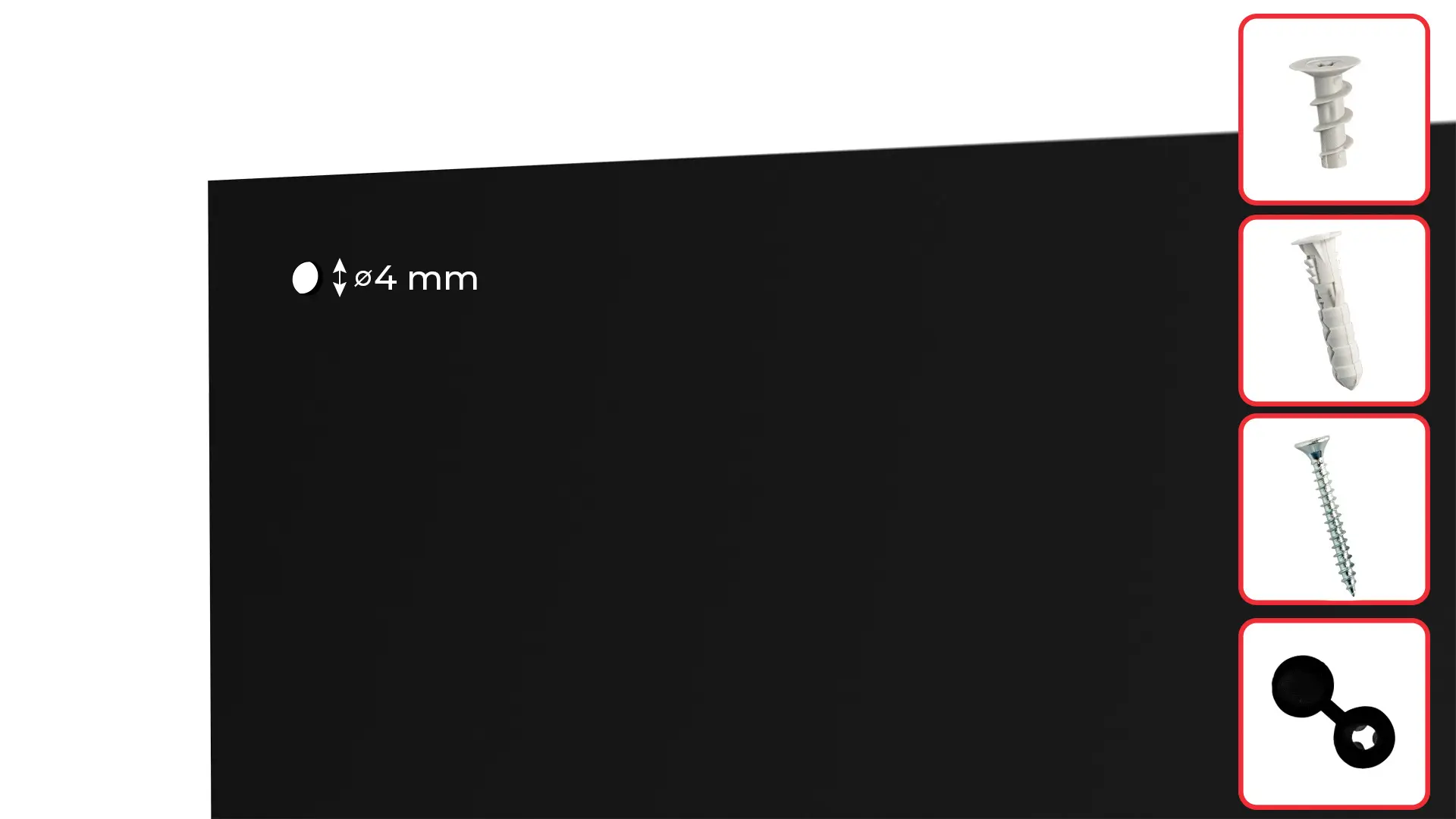 Magnetplatte rahmenloses SLIMboard - Kreideoberfläche - 120x90 cm + GRATIS – Bild 4