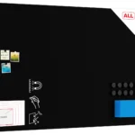 Magnetplatte rahmenloses SLIMboard - Kreideoberfläche - 200x120 cm + GRATIS