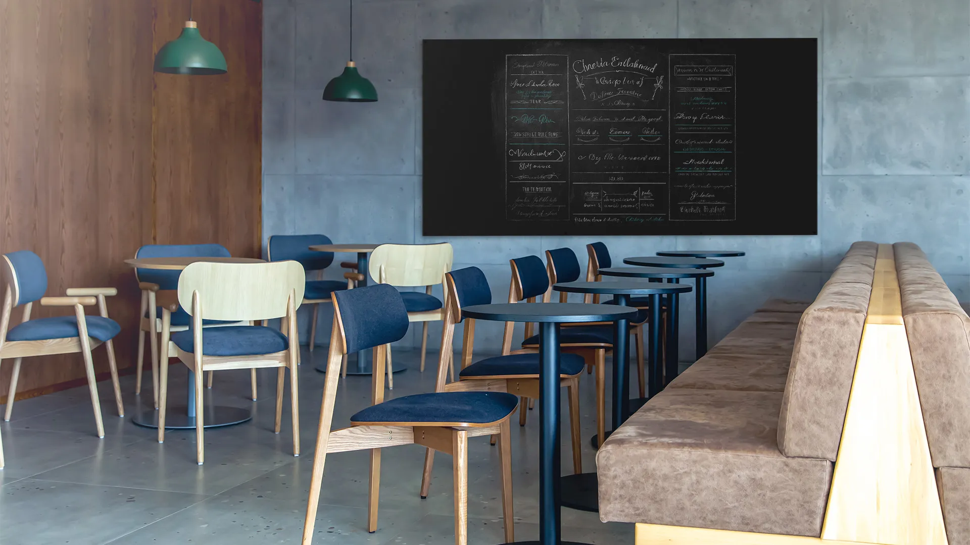 Magnetplatte rahmenloses SLIMboard - Kreideoberfläche - 240x120 cm + GRATIS – Bild 10