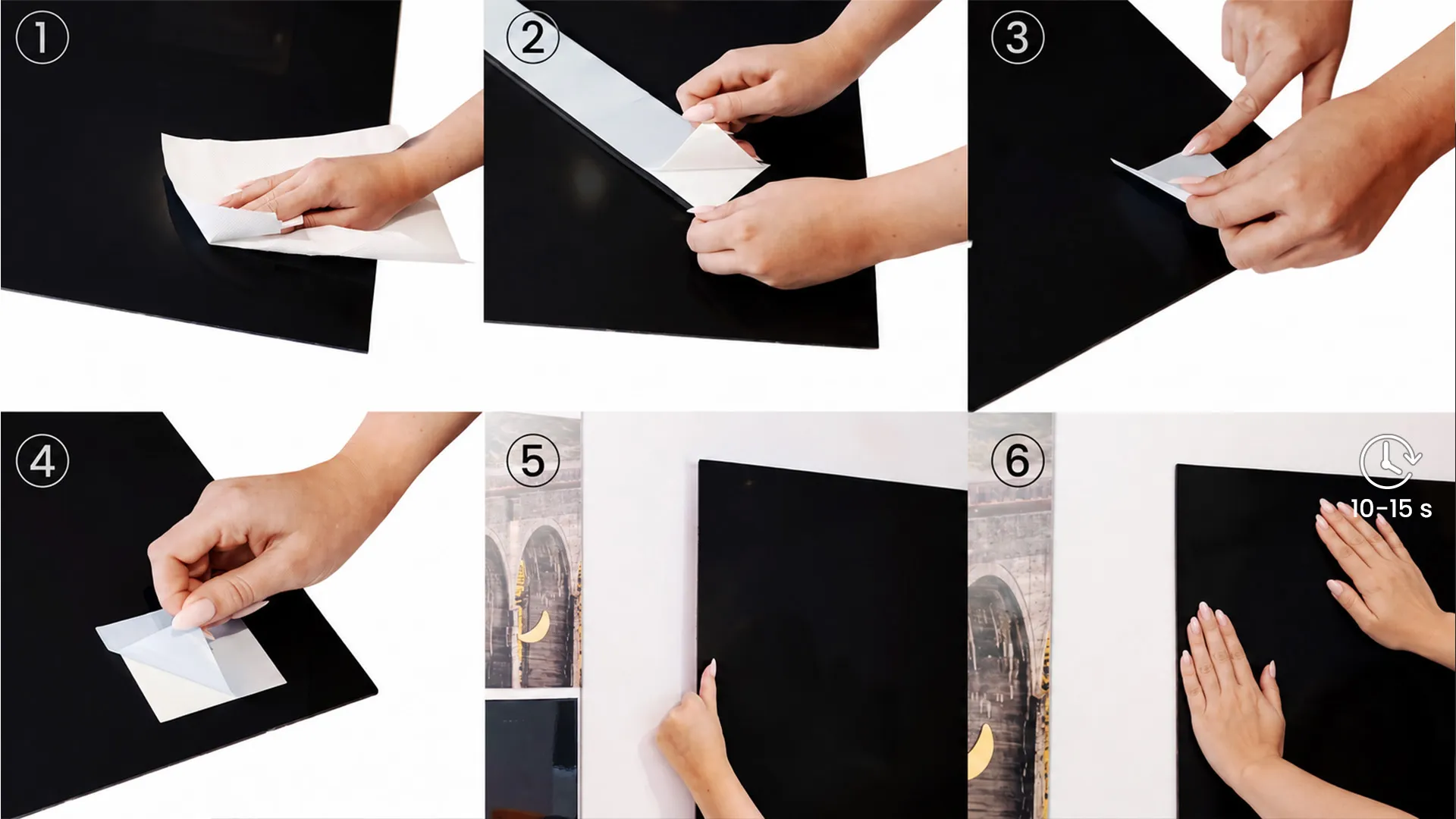 Magnetplatte rahmenloses SLIMboard - Kreideoberfläche - 240x120 cm + GRATIS – Bild 3