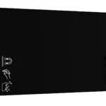 Magnetplatte rahmenloses SLIMboard - Kreideoberfläche - 300x120 cm + GRATIS