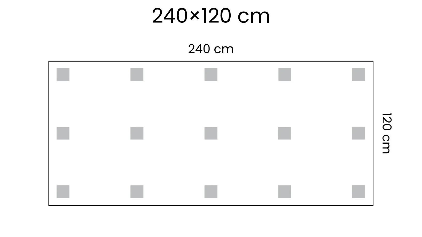 Magnetplatte rahmenloses SLIMboard - Kreideoberfläche - 240x120 cm + GRATIS – Bild 8