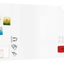 Magnetplatte rahmenloses SLIMboard - Magnetisches trocken abwischbares Whiteboard 120x60 cm + GRATIS Zubehör