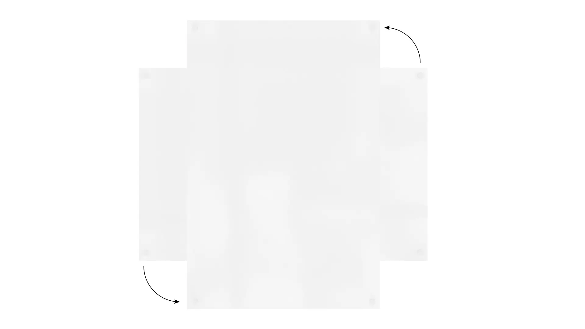 Magnetplatte rahmenloses SLIMboard - Magnetisches trocken abwischbares Whiteboard 60x40 cm + GRATIS Zubehör – Bild 6