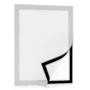 Selbstklebender A4-Rahmen, Silber