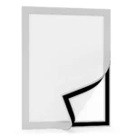 Selbstklebender A4-Rahmen, Silber