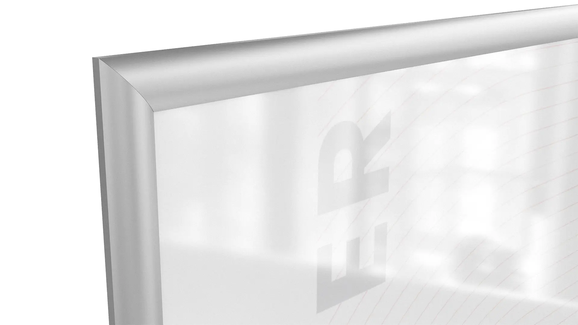 Plakatrahmen, Klapprahmen A3-Format, Silber – Bild 4