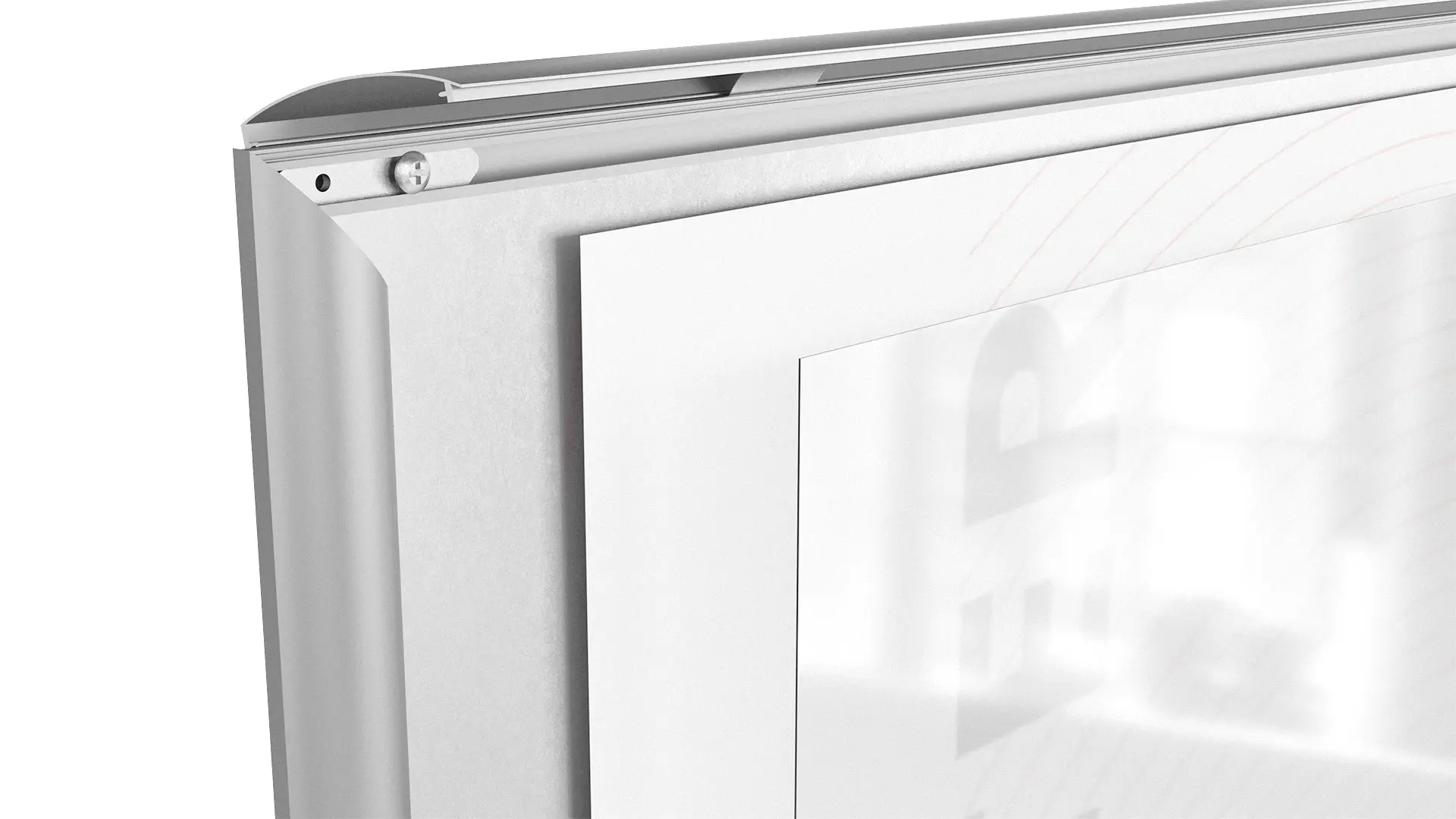 Plakatrahmen, Klapprahmen A3-Format, Silber – Bild 5