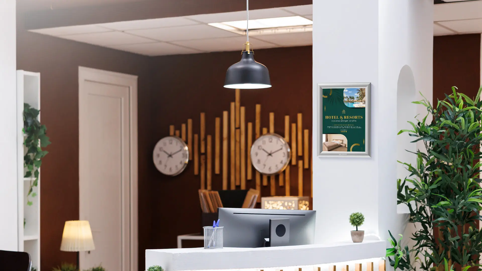Plakatrahmen, Klapprahmen A4-Format, Silber – Bild 7