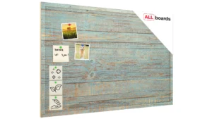 Korktafel mit Druckmotiv BOARDS COLOR 2, 90x60 cm Holzrahmen