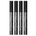 ALLboards Kreidemarker-Set – 4-teilig, schwarz