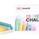 Tafelkreide-Set: 6x bunt, 6x weiß (12er Set)