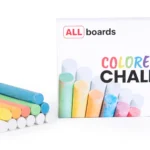 Tafelkreide-Set: 6x bunt, 6x weiß (12er Set)