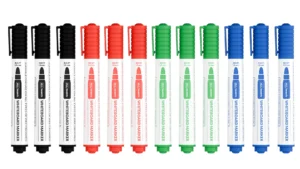 ALLboards Whiteboard-Marker-Set – 3 x 4 Farben – 12 Stück