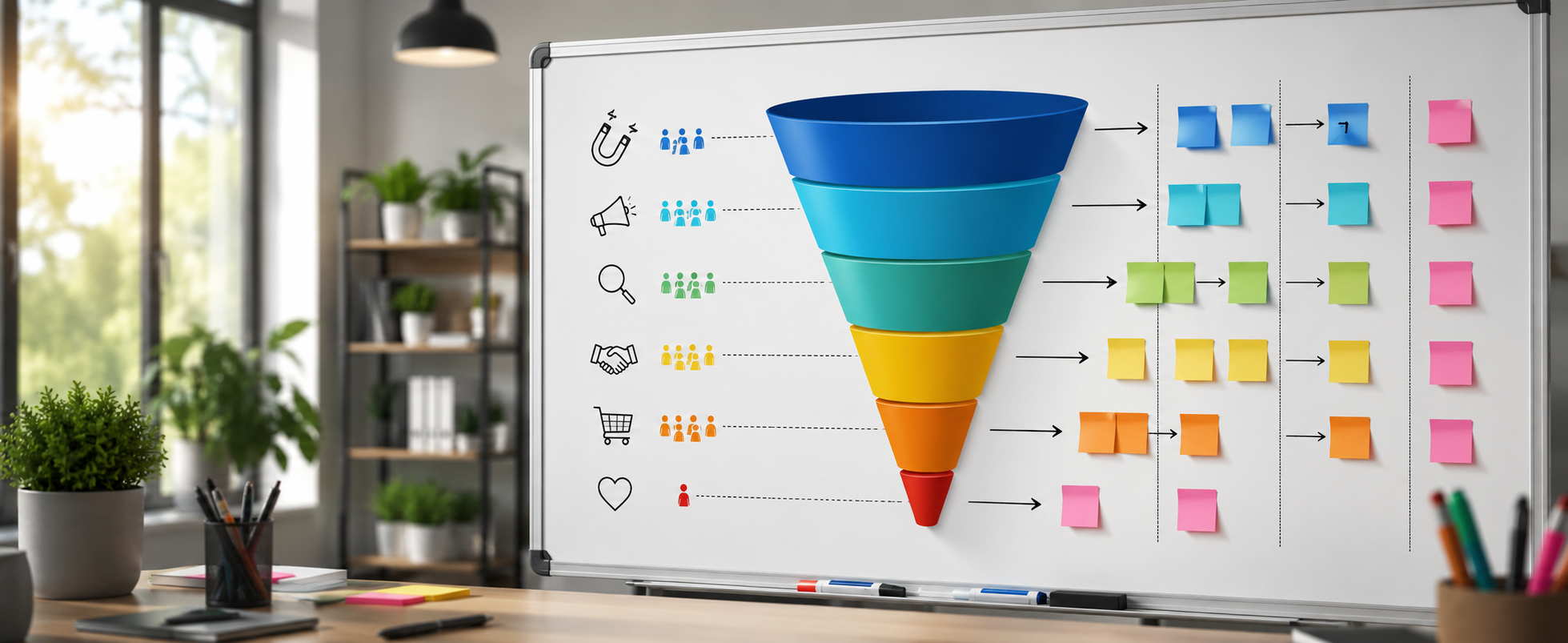 sales funnel - magnettafeln.de - ALLboards