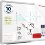 Magnetisches Whiteboard 60x45cm - PREMIUM EXPO Alurahmen + GRATIS