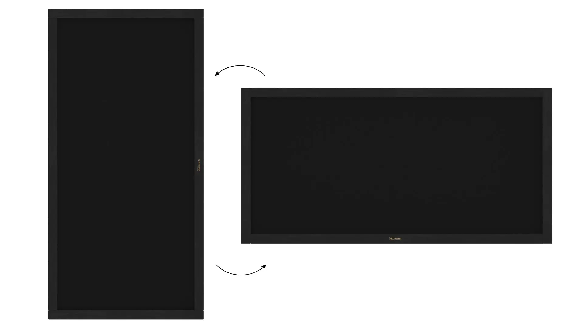 Kreidetafel mit Schwarz Holzrahmen 120x60cm – Bild 5