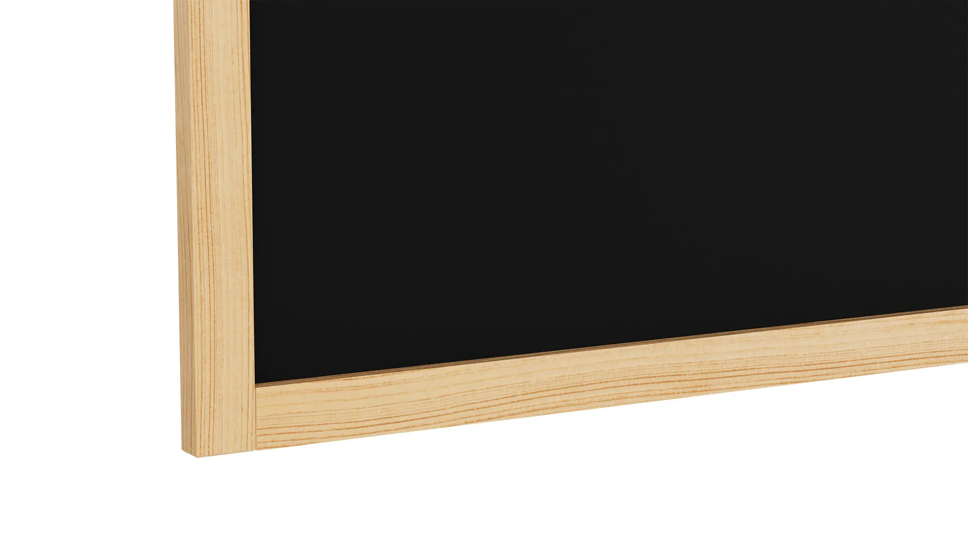 Kreidetafel mit naturlackierten Holzrahmen 120x60cm – Bild 8