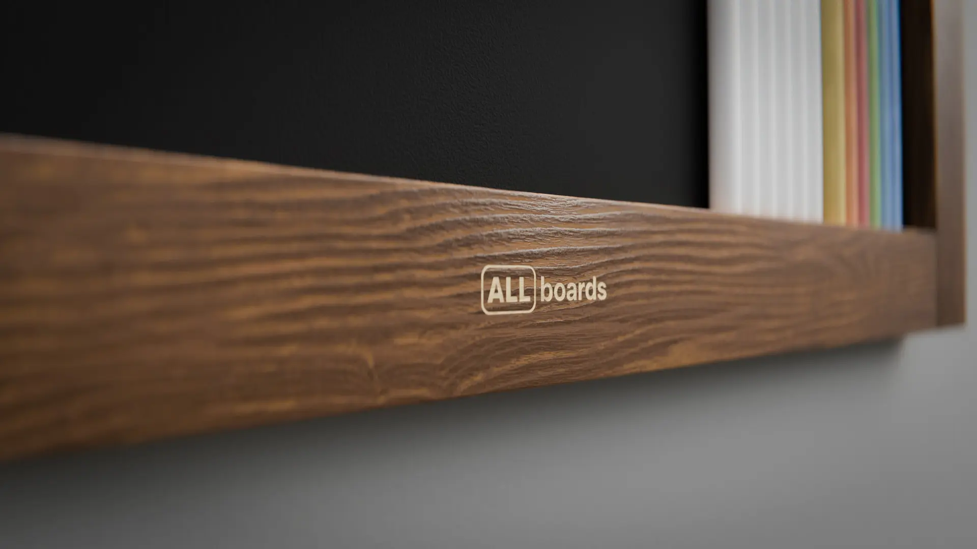 Kreidetafel mit Holzrahmen 120x60cm – Bild 8