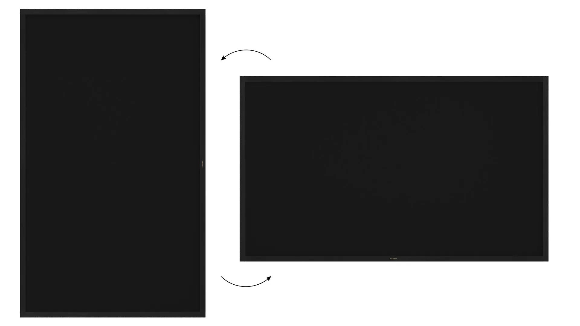 Kreidetafel mit Schwarz Holzrahmen 200x120cm – Bild 5