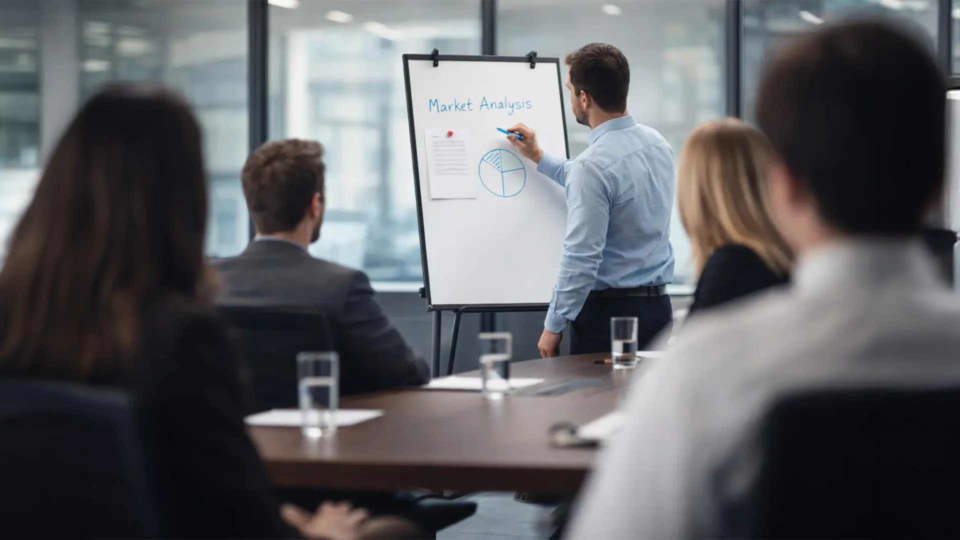 Magnetisches Whiteboard-Flipchart 90x60 cm, Schwarz + GRATIS – Bild 11