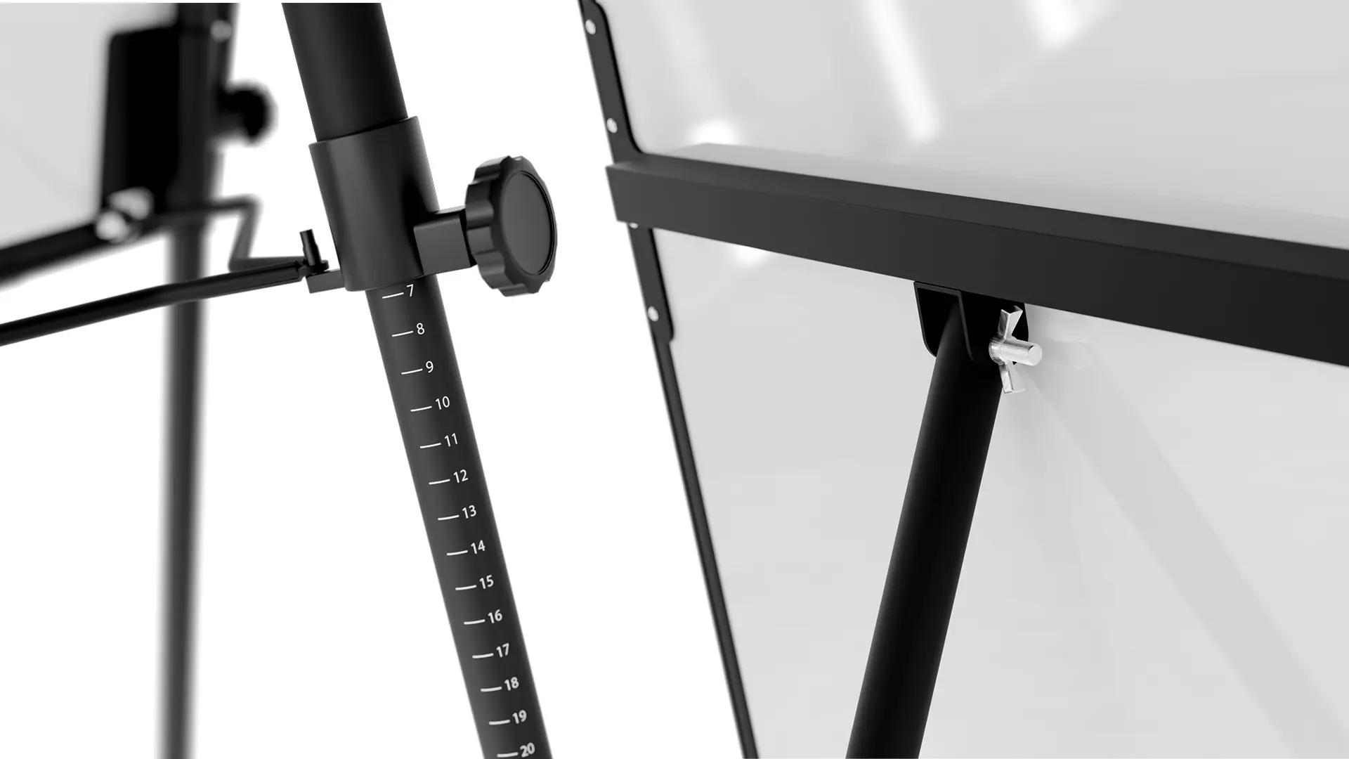 Magnetisches Whiteboard-Flipchart 90x60 cm, Schwarz + GRATIS – Bild 6