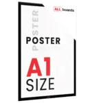 Plakatrahmen, Klapprahmen A1-Format, Schwarz