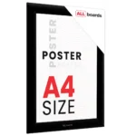 Plakatrahmen, Klapprahmen A4-Format, Schwarz