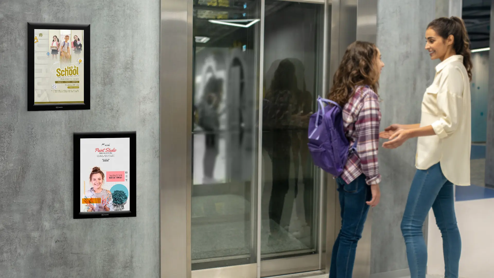Plakatrahmen, Klapprahmen A4-Format, Schwarz – Bild 6