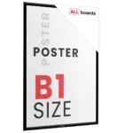Plakatrahmen, Klapprahmen B1-Format, Schwarz