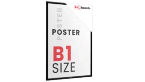 Plakatrahmen, Klapprahmen B1-Format, Schwarz