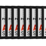 10x Plakatrahmen, Klapprahmen A4-Format, Schwarz