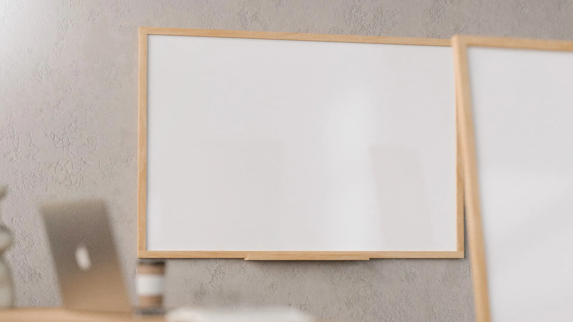 Whiteboard 150x100 cm, im Buchenholzrahmen ALLboards DESIGN – Bild 2