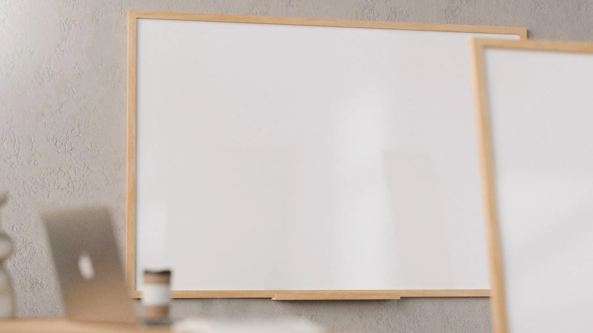 Whiteboard 180x120 cm, im Buchenholzrahmen ALLboards DESIGN – Bild 2