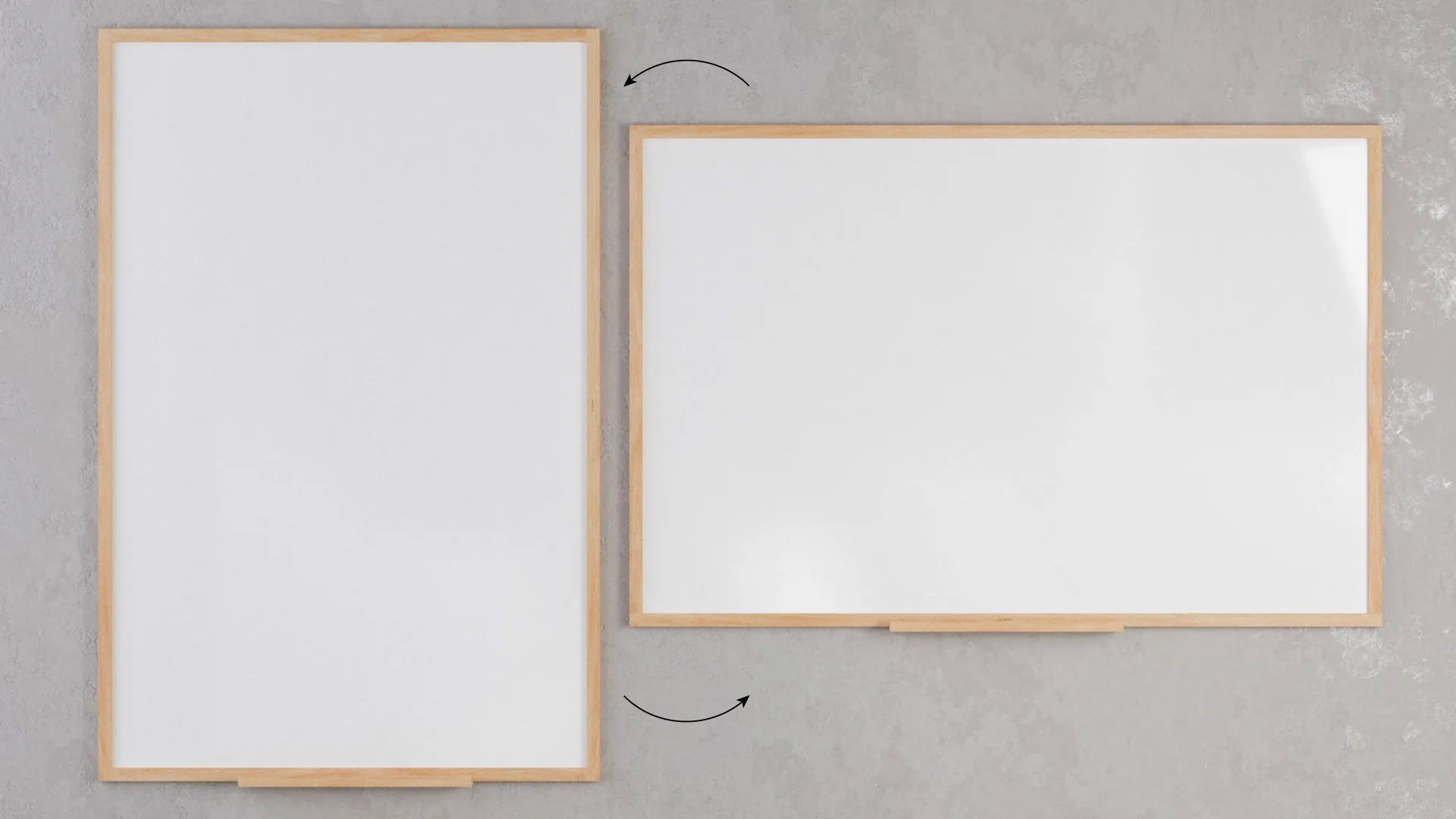 Whiteboard 180x120 cm, im Buchenholzrahmen ALLboards DESIGN – Bild 4