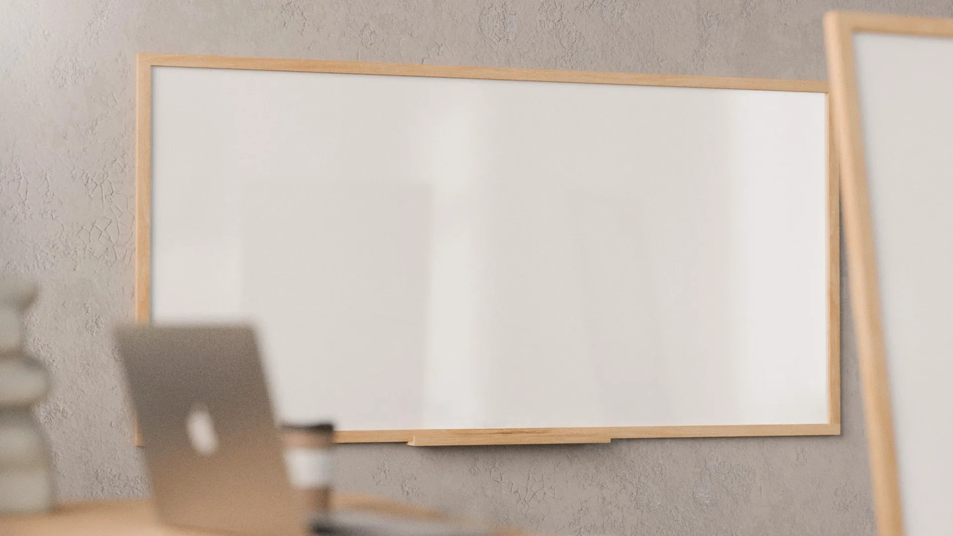 Whiteboard 200x100 cm, im Buchenholzrahmen ALLboards DESIGN – Bild 2