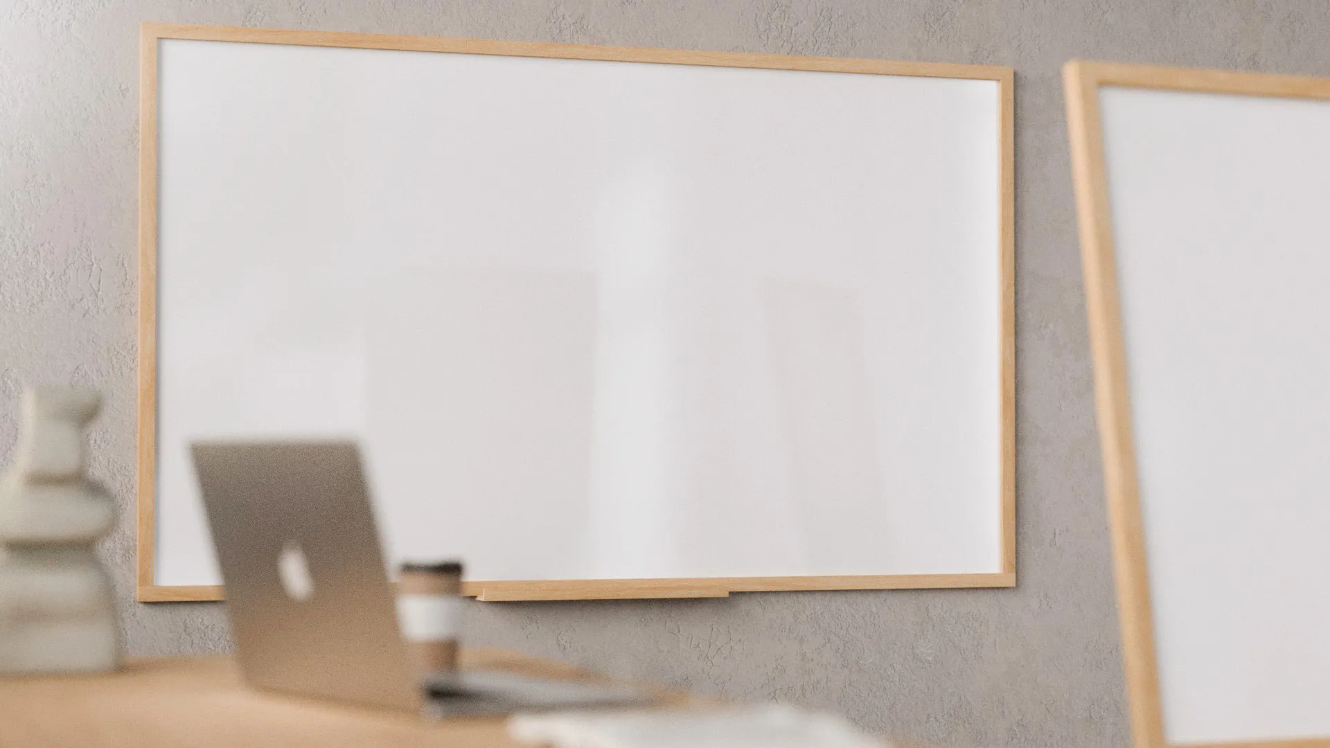 Whiteboard 200x120 cm, im Buchenholzrahmen ALLboards DESIGN – Bild 2