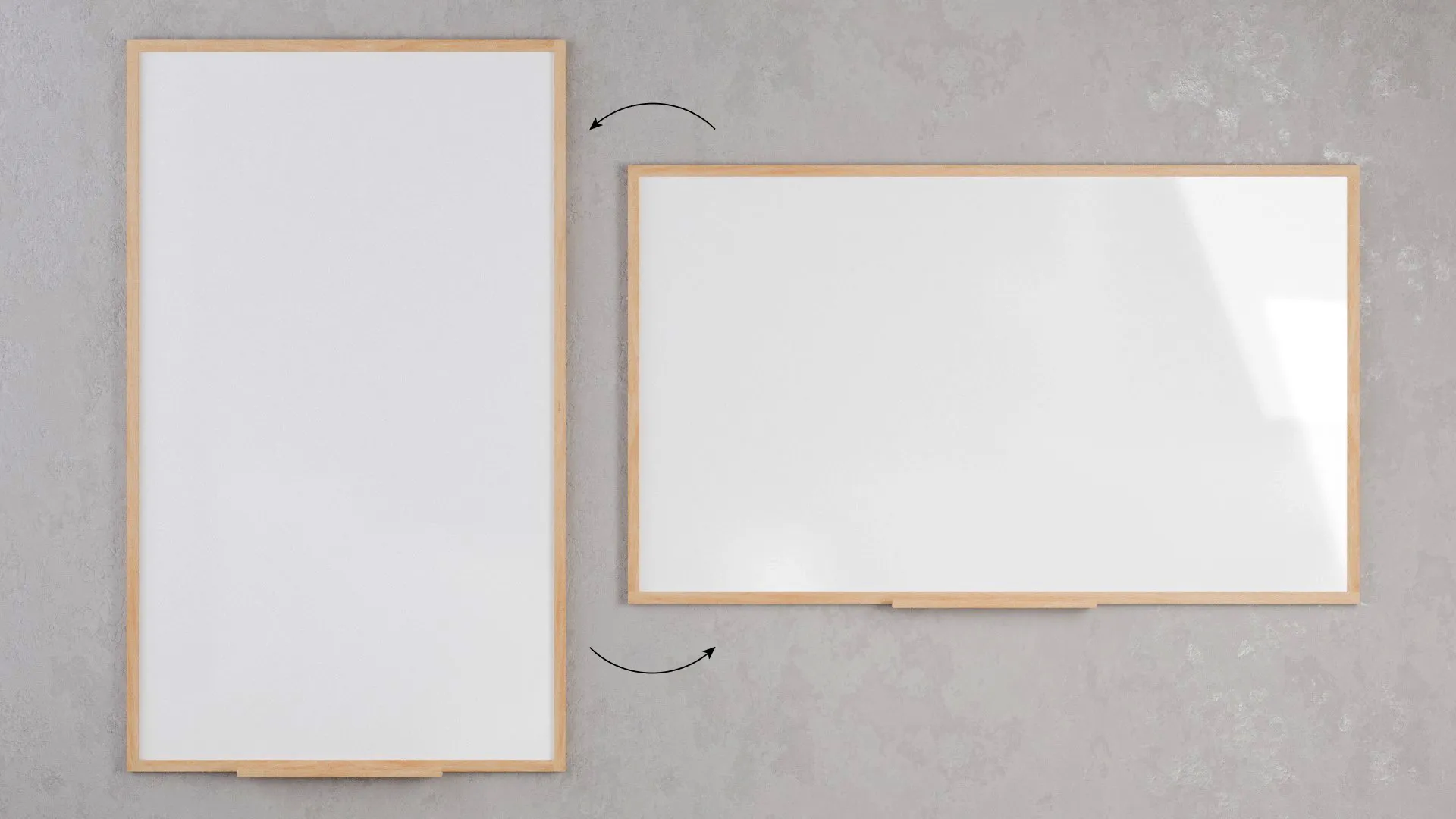 Whiteboard 200x120 cm, im Buchenholzrahmen ALLboards DESIGN – Bild 4