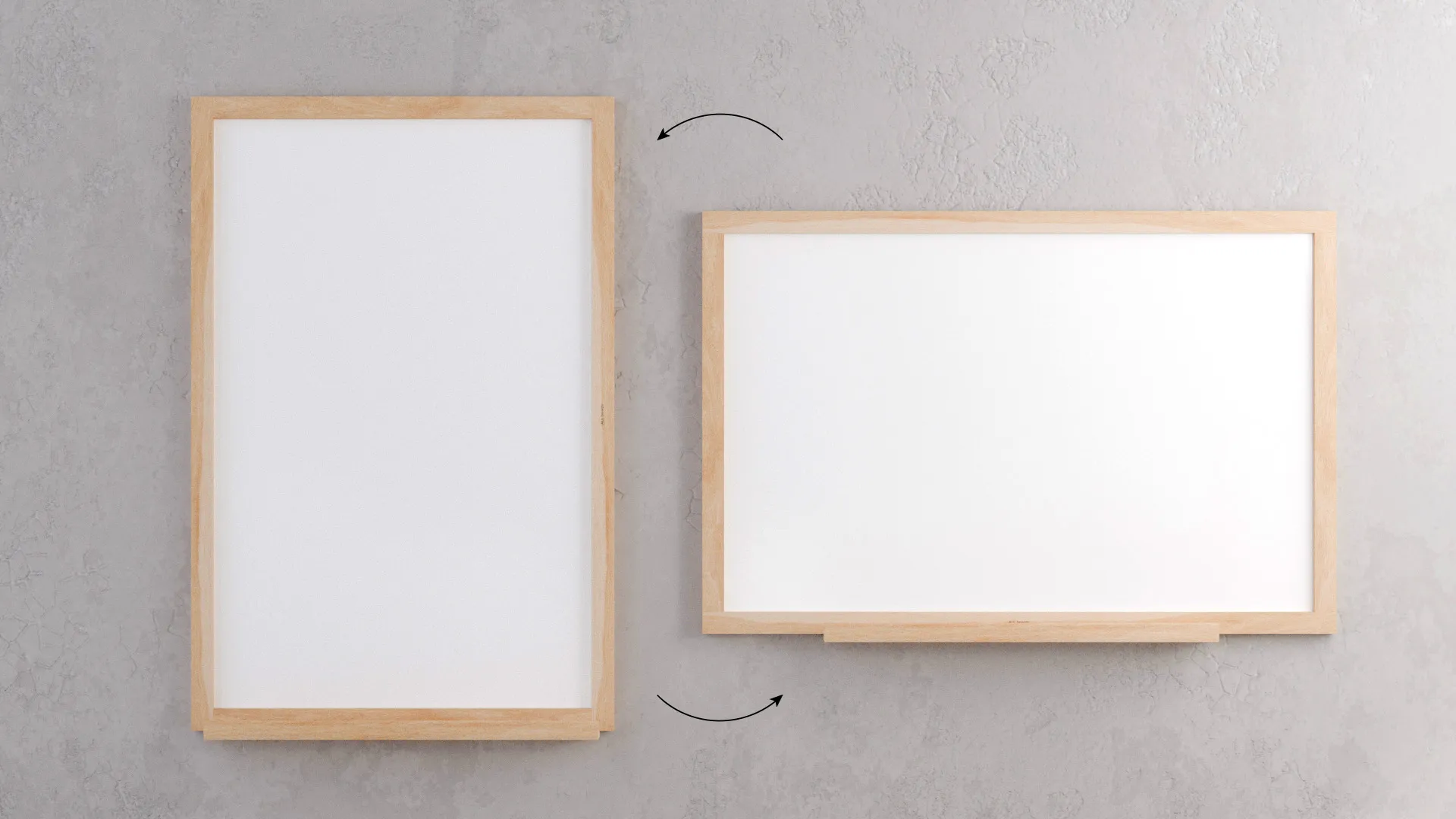 Whiteboard 90x60 cm, im Buchenholzrahmen ALLboards DESIGN – Bild 4