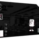 Glasboard - Schwarz 120x60cm + GRATIS